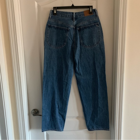 Women’s 26 MADEWELL Baggy Straight Jeans in Ensenada Wash Twisted Seam NWT - Picture 6 of 10
